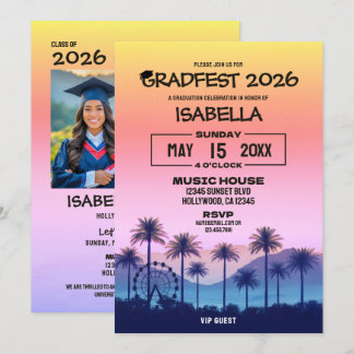 VIP Gradfest 2026 Party Invitation