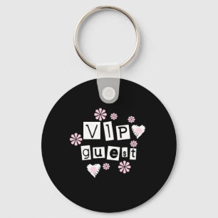 VIP Guest Flowers Key Ring