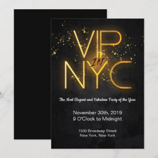 VIP in NYC Party Invitation