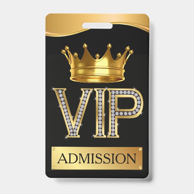 VIP Lanyard BADGE ID Badge (Front)