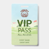 VIP PASS Golf Club League Logo 