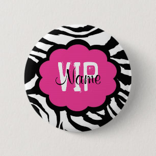 VIP Personalised Birthday Button