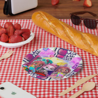 Vip pets glam gems paper plates