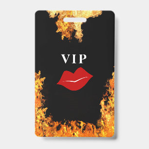 VIP  Plastic Badge ID Badge