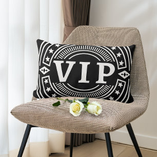 VIP Reserved Seat Retro Custom Colors Lumbar Cushion