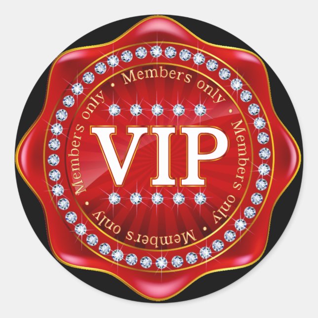 VIP - Royally Elegant Sticker - SRF (Front)