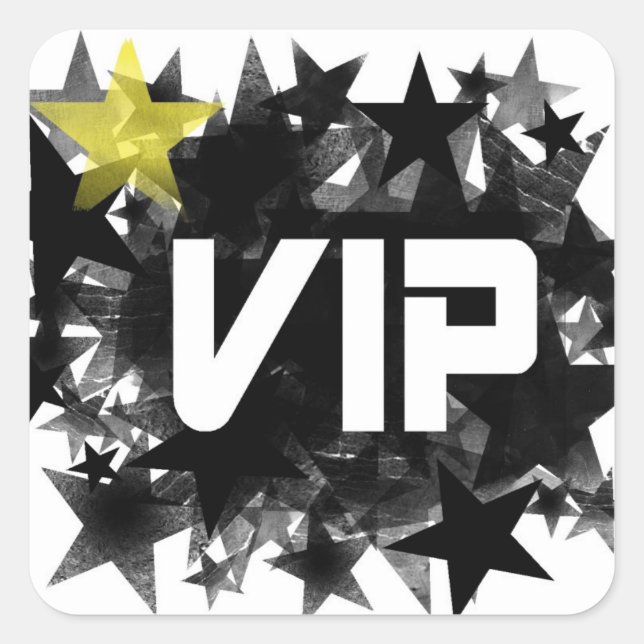 VIP SQUARE STICKER (Front)
