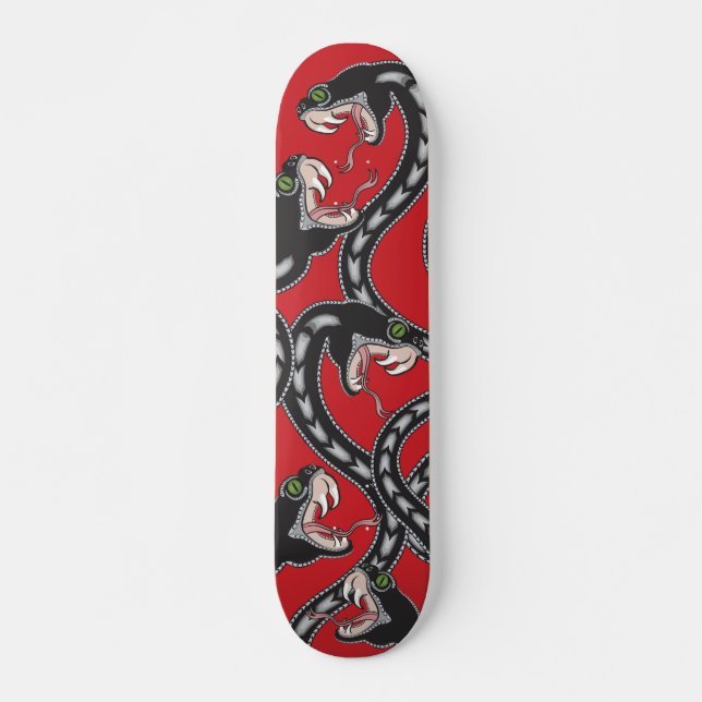 Viper Pit - Red Skateboard (Front)