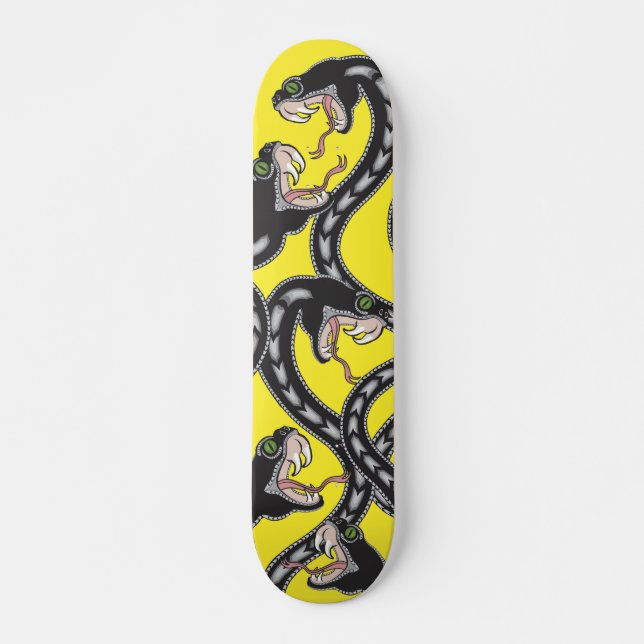 Viper Pit - Yellow Skateboard (Front)