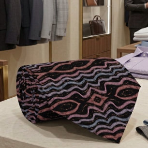 Viper Snake Skin Drawing Pattern With Soft Pastel  Tie