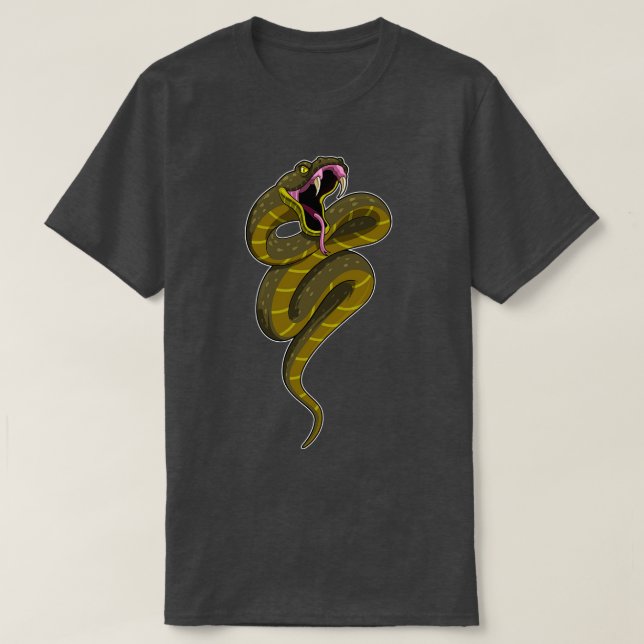 Viper Snake T-Shirt (Design Front)