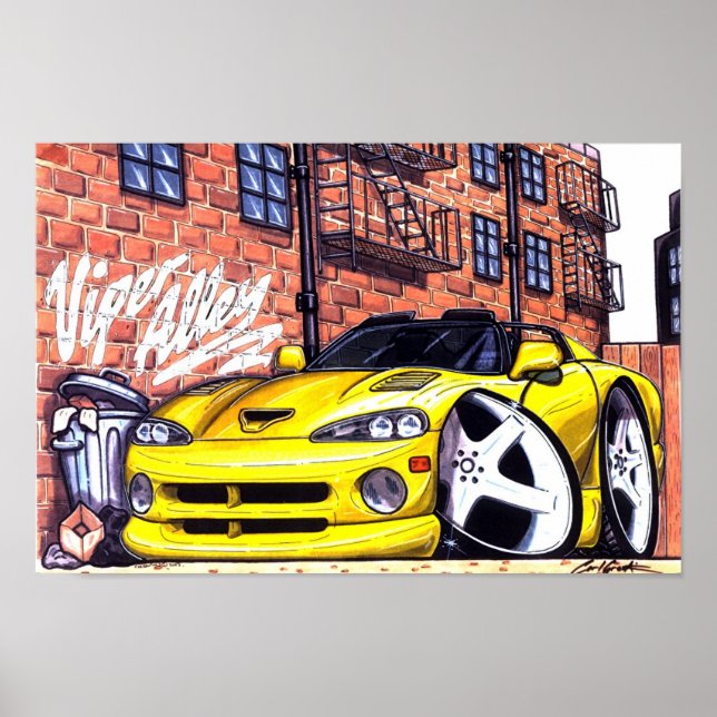 ViperAlley Roadster Logo Poster (Front)