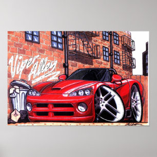 ViperAlley SRT10 Logo Poster