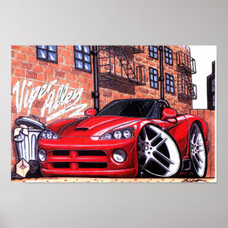 ViperAlley SRT10 Logo  Poster