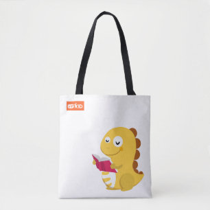 VIPKID Dino Reading Tote Bag