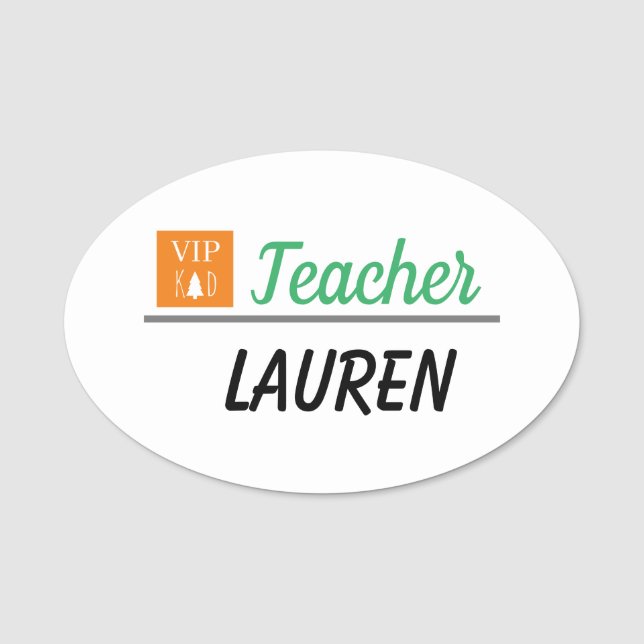 vipkid name tag. name tag (Front)