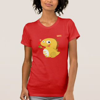 VIPKID Rose Dino T-Shirt (orange)