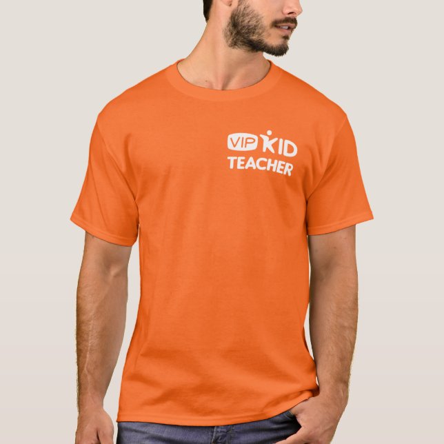 VIPKID T-Shirt Official Orange (Front)
