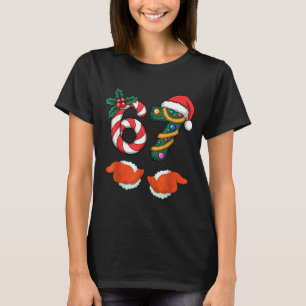 Viral 67 Candy Canes Christmas Tree With Hand Holi T-Shirt