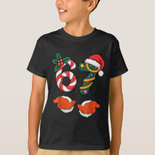 Viral 67 Candy Canes Christmas Tree With Hand Holi T-Shirt