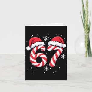 Viral 67 Candy Canes Santa Holiday Kids Humor Funn Card