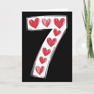 Viral 67 Sketch Heart Valentine Kids - 67 Matching Card