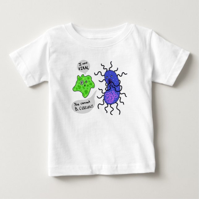 Viral Microbes Baby T-Shirt (Front)