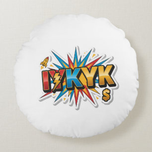 ViralVibes Collection Round Cushion