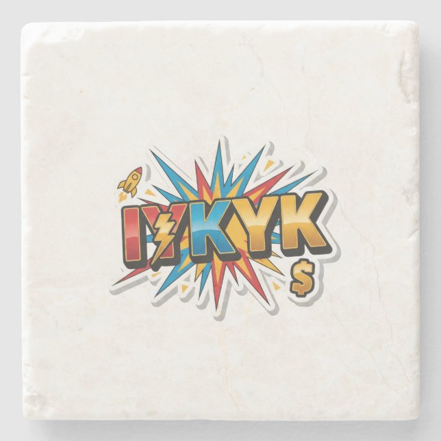 ViralVibes Collection Stone Coaster (Front)