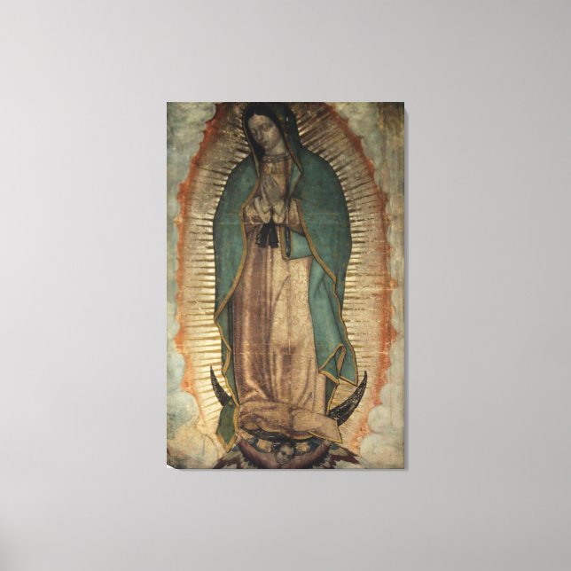 Virgen de Guadalupe Canvas Print (Front)