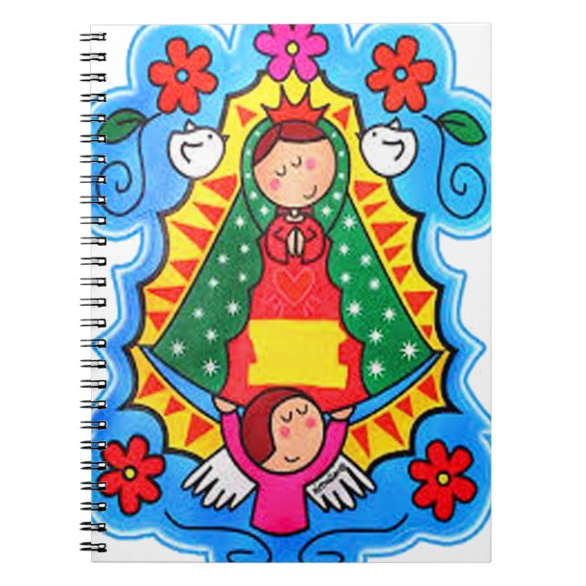 VIRGEN DE GUADALUPE CARICATURA 02 CUSTOMIZABLE PRO NOTEBOOK (Front)