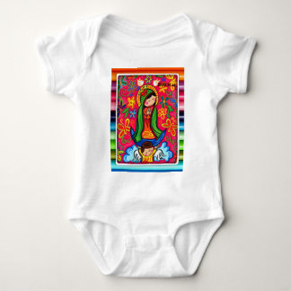 VIRGEN DE GUADALUPE CARICATURA 03 CUSTOMIZABLE PRO BABY BODYSUIT