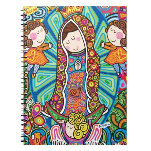 VIRGEN DE GUADALUPE CARICATURA 06 CUSTOMIZABLE PRO NOTEBOOK (Front)