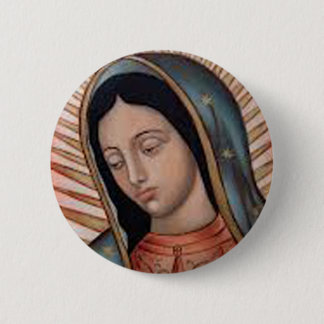 VIRGEN DE GUADALUPE COLECTION 6 CM ROUND BADGE