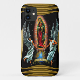 Virgen de Guadalupe (with angels) iPhone 11 Case