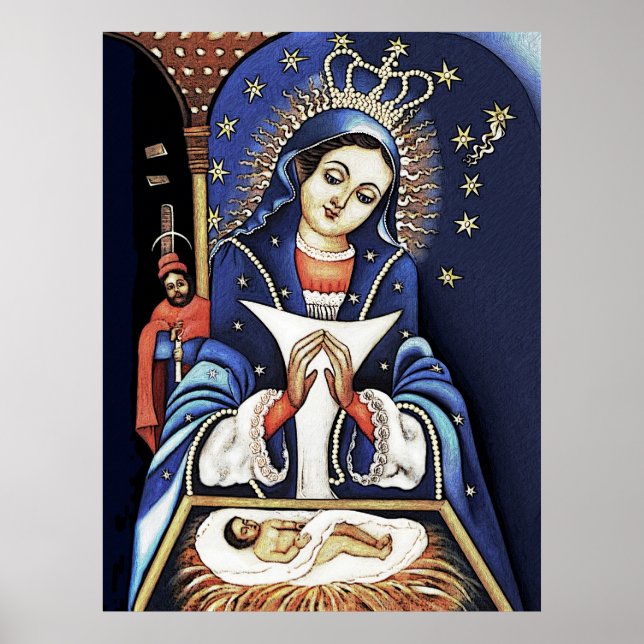 Virgen de la Altagracia Colour Pencil Poster (Front)
