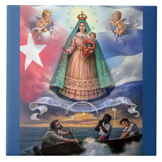 VIRGEN DE LA CARIDAD DEL COBRE, TILE (Front)