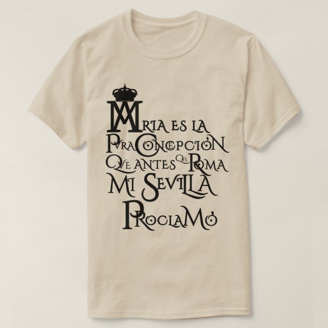 VIRGEN MARIA T-Shirt (Design Front)