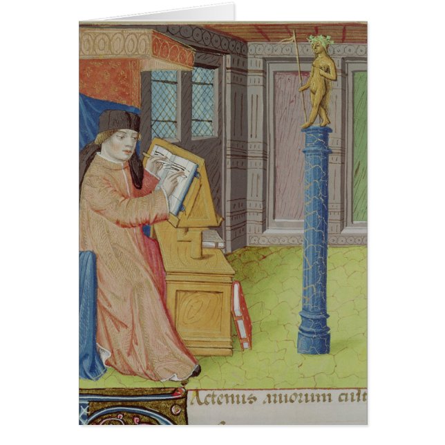 Virgil writing before Artemis (Front)