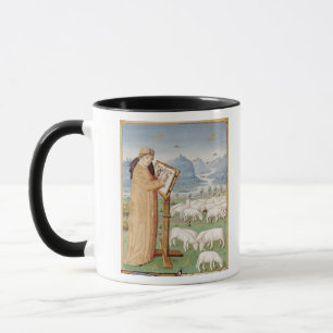 Virgil Writing in a Field of Sheep and Goats Mug