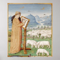 Virgil Writing in a Field of Sheep and Goats