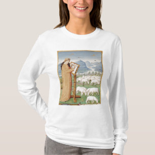 Virgil Writing in a Field of Sheep and Goats T-Shirt