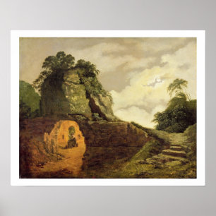 Virgil's Tomb by Moonlight with Silius Italicus, 1 Poster