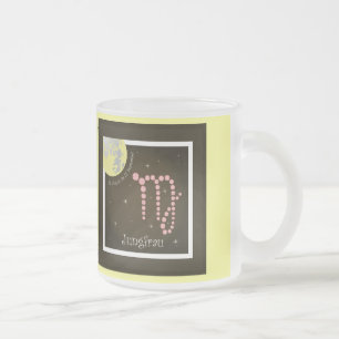 Virgin 23 August to 23 September Frosted Glass Coffee Mug