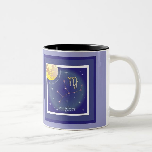 Virgin 23 August to 23 September Two-Tone Coffee Mug (Right)