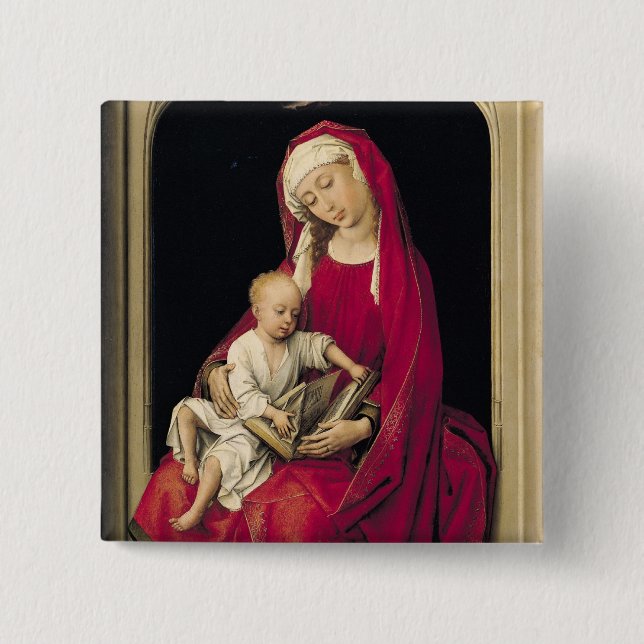Virgin and Child, 1464 15 Cm Square Badge (Front)