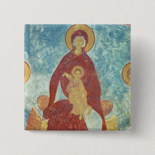 Virgin and Child 15 Cm Square Badge