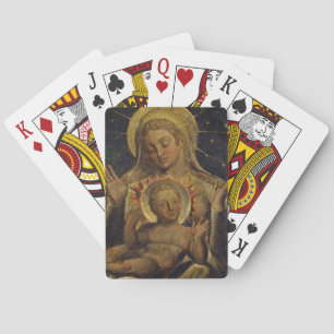 Virgin and Child, 1825 (tempera on panel) Playing Cards