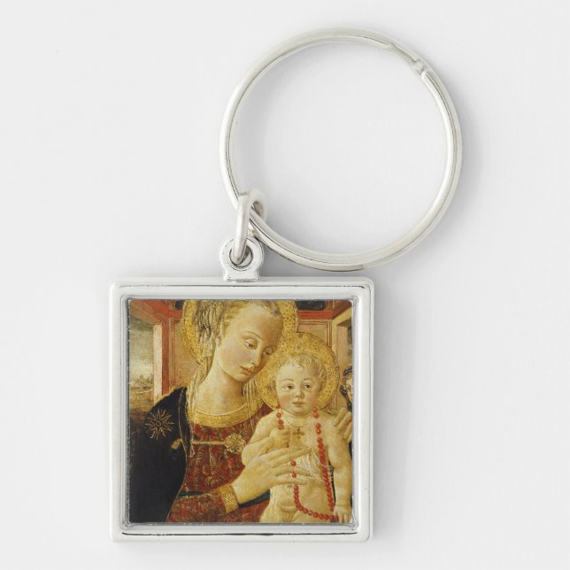 Virgin and Child 2 Key Ring (Front)