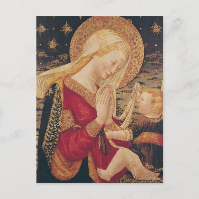 Virgin and Child 2 Postcard (Front)